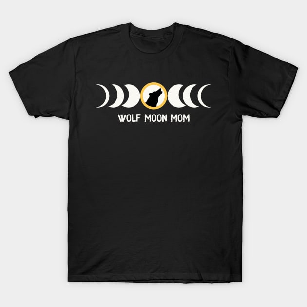 Wolf Moon Mom T-Shirt by Nice Surprise